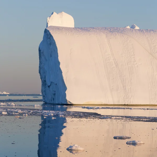 Geleira e iceberg em Groenlândia — Fotografia de Stock