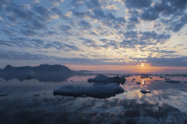 Geleiras e icebergs da Antártida — Fotografia de Stock