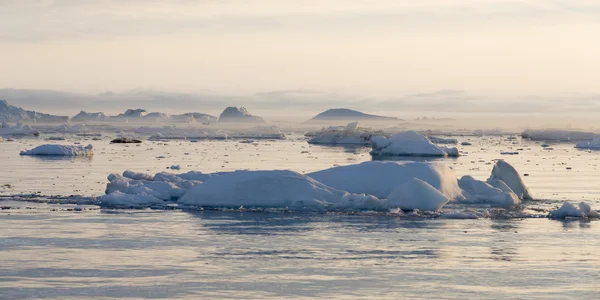 D'énormes icebergs de différentes formes — Photo