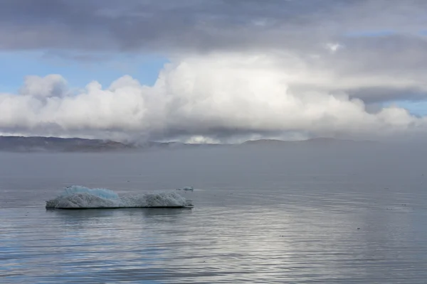 自然と氷の間で科学的な容器に Antarctic Travel の風景 地球温暖化の現象を勉強します 氷と氷山の珍しい形態および色 — ストック写真