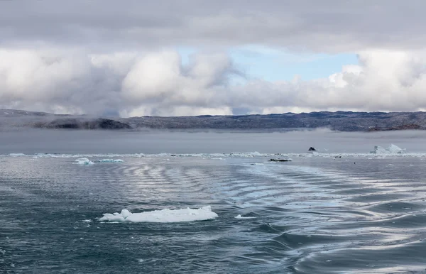 Natur Och Landskap Antarctic Travel Vetenskapliga Fartyget Bland Ices Studera — Stockfoto