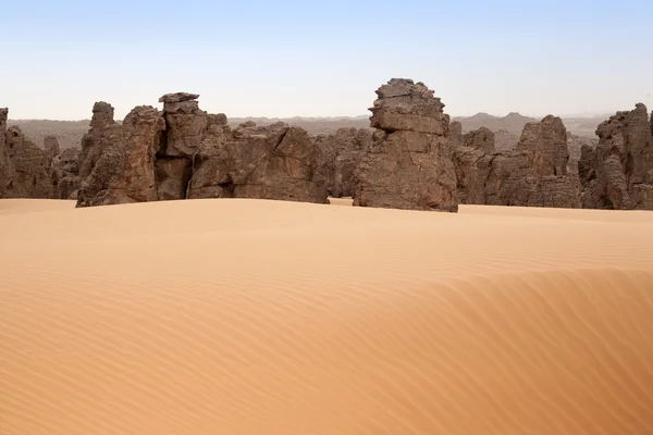 사막의 거 대 한 모래 언덕 — 스톡 사진