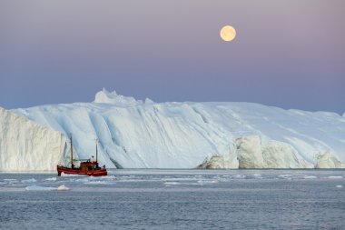 Nature and landscapes of Greenland clipart