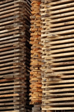 yığılmış Kesme keresteler