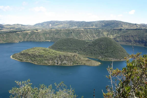 Jezero Cuicocha Ekvádor — Stock fotografie