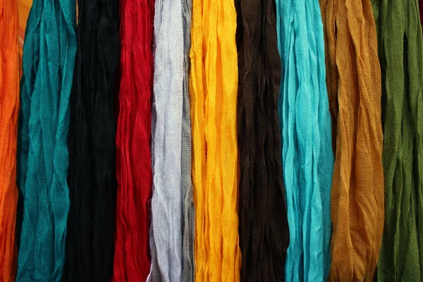 Scarves in Numerous Colors — Stock Photo, Image