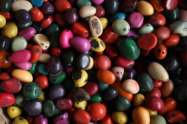 Colorido Tagua Nut Beads — Fotografia de Stock