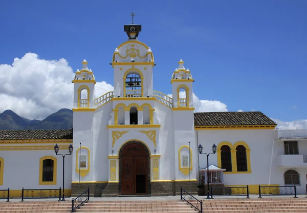 Quiroga katolska kyrkan — Stockfoto