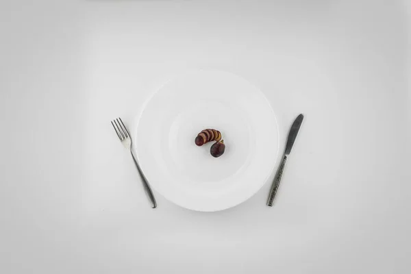 Beschränkung Diät Harte Diät Scheiben Geschnittene Trauben Und Ganze Beeren — Stockfoto