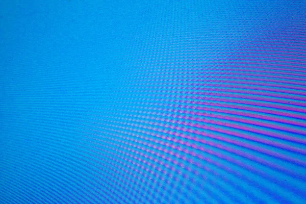 明確な波 モアレを持つ抽象的な明るい青の背景 — ストック写真
