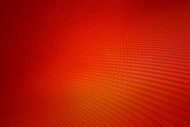 Dalgalar, parazitler ve moire ile soyut koyu kırmızı bir arkaplan