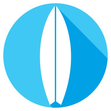 sörf tahtası düz simgesi