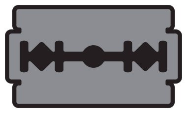 jilet simgeleri vektör illüstrasyonunu ayarla