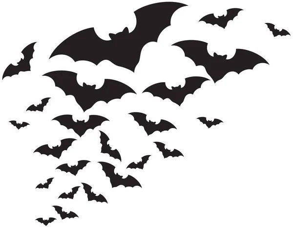 Rebanho Morcegos Vetor Ícone —  Vetores de Stock