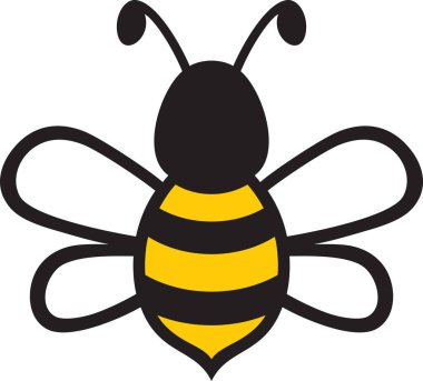 Arı böceği renk vektörü çizimi