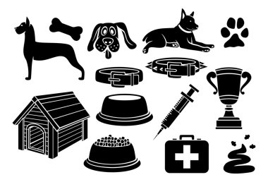köpek Icons set