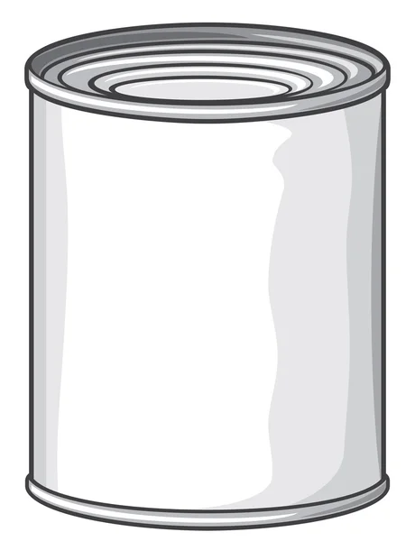 Boîte de conserve alimentaire — Image vectorielle