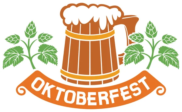 Oktoberfest viering ontwerp — Stockvector