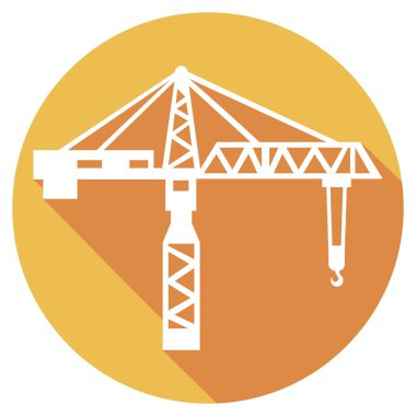 Vinç düz simgesi oluşturma