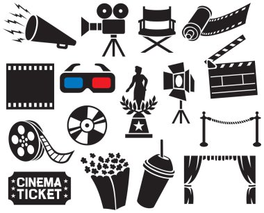 Sinema simgeleri koleksiyonu