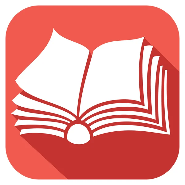 Open book flat icon — Stock Vector