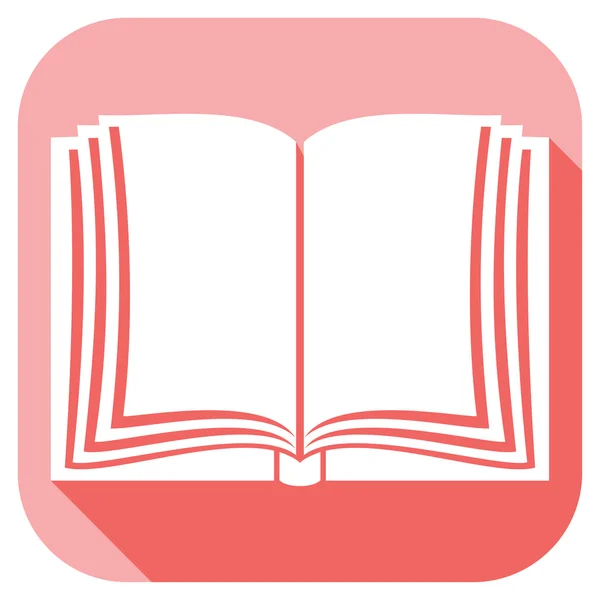 Open book flat icon — Stock Vector
