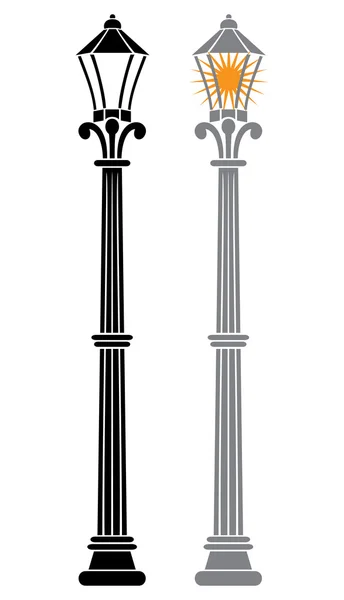 Faroles de la calle de la ciudad — Archivo Imágenes Vectoriales