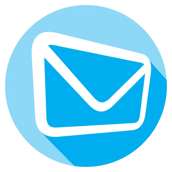 E-mail icono plano — Archivo Imágenes Vectoriales