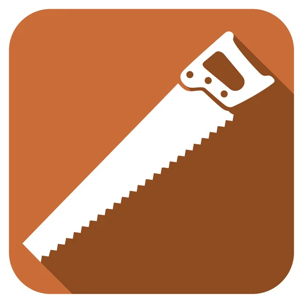 Hand saw flat icon — Stock Vector