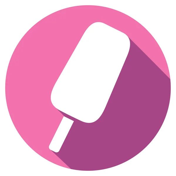 Helado icono plano — Archivo Imágenes Vectoriales