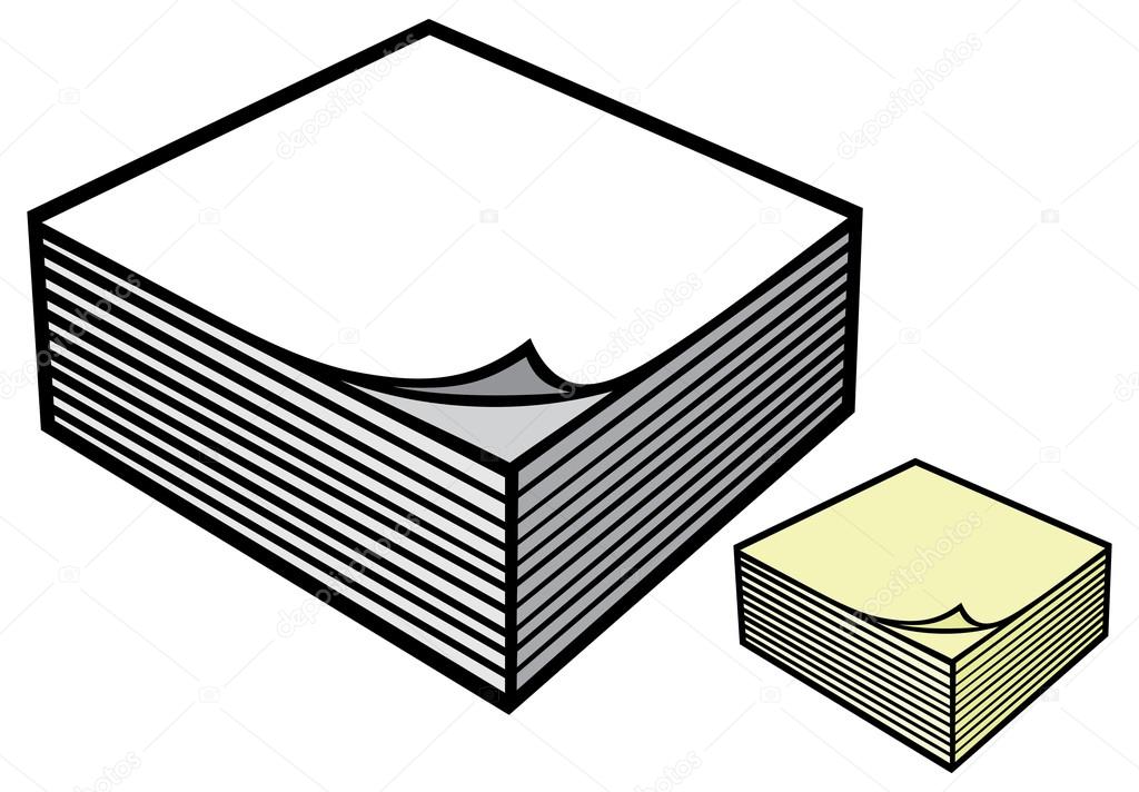 paper notes illustration