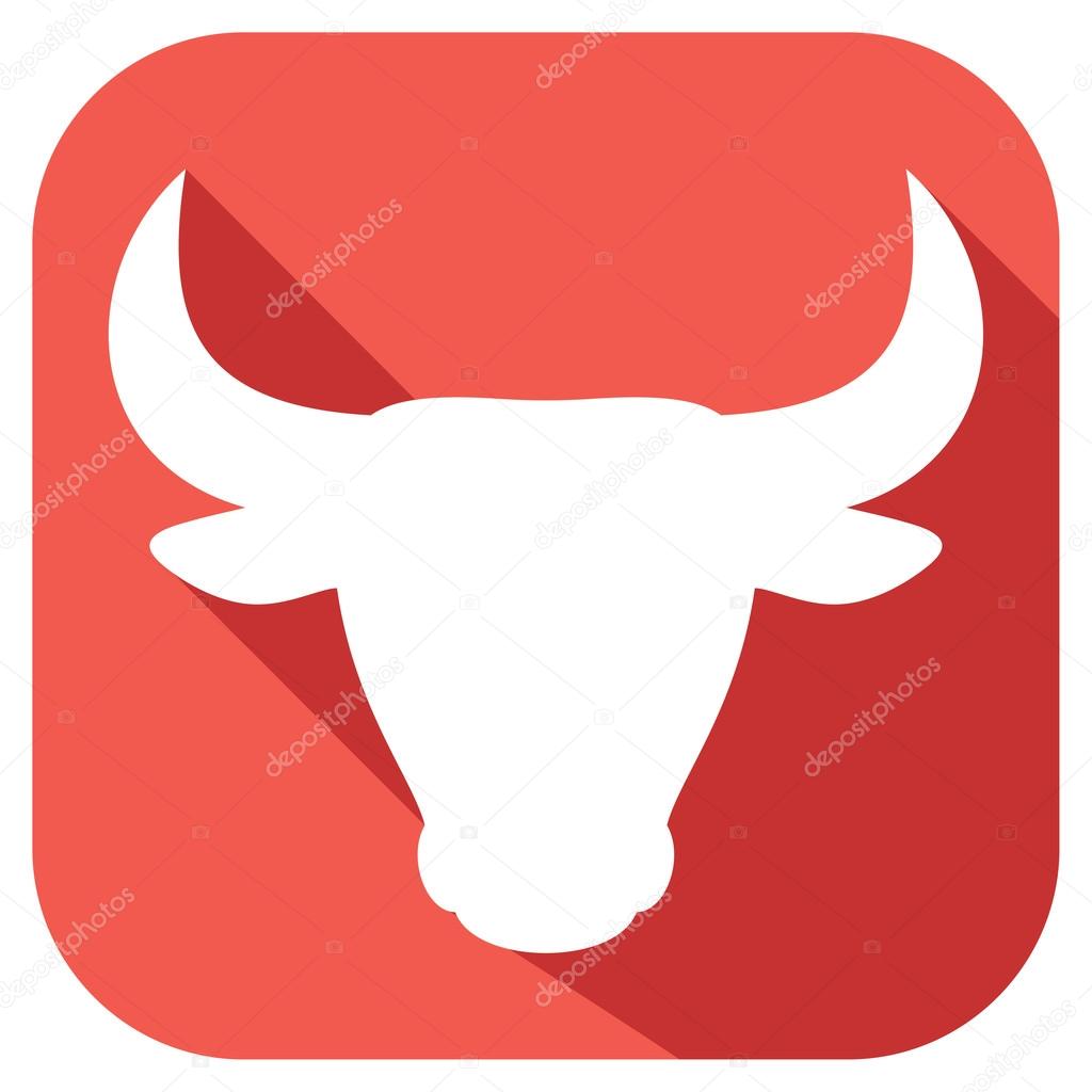 bull head flat icon