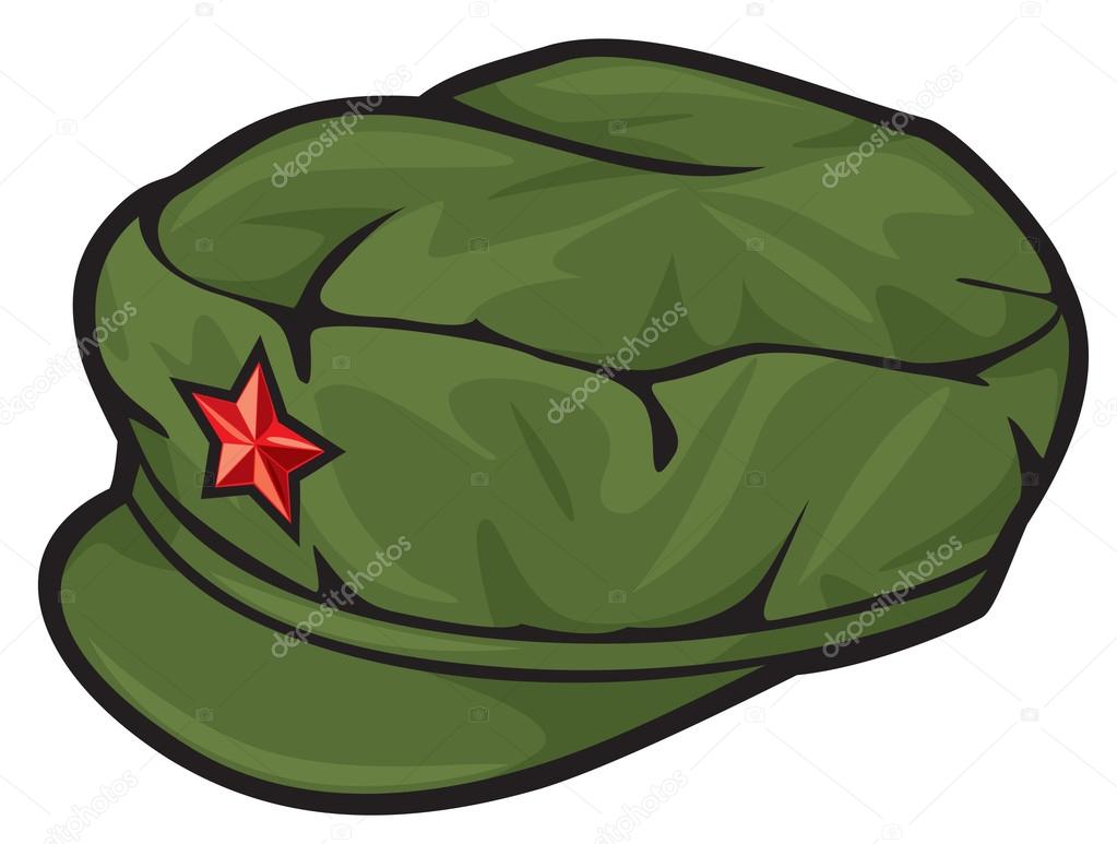green hat with red star