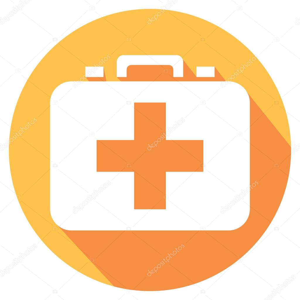 first aid kit flat icon