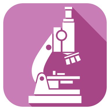 Mikroskop Düz Simgesi