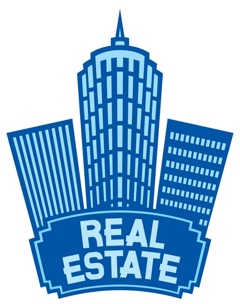 Real estate label — Stock Vector