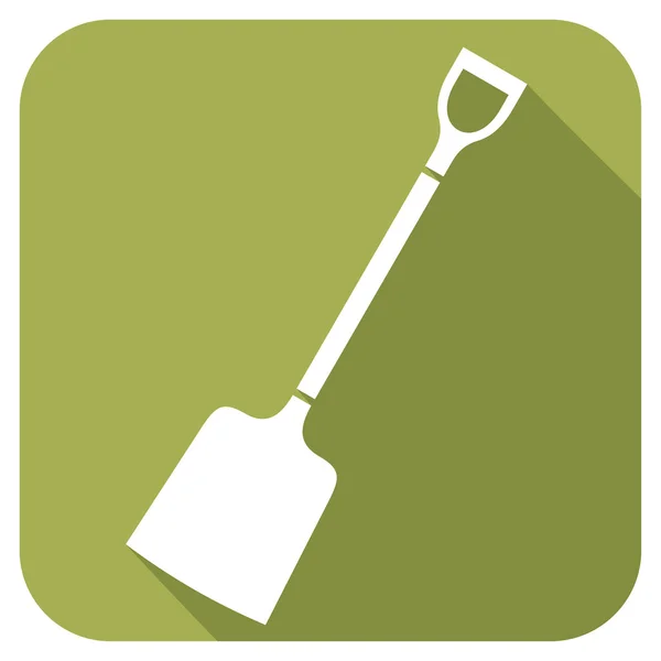 Shovel flat icon — Stock Vector