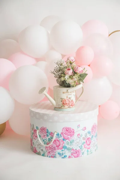 Anno Ragazza Compleanno Studio Decorazioni — Foto Stock