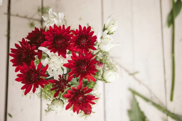 Laboratorio Fiori Composizioni Floreali Fresche — Foto Stock