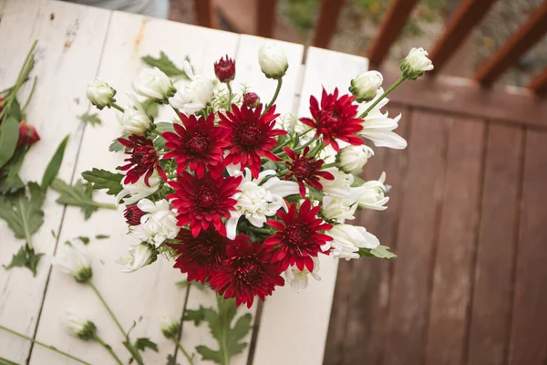 Laboratorio Fiori Composizioni Floreali Fresche — Foto Stock