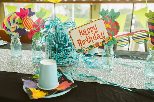 Birthday Pary Accessories Ready Party — Stock Photo, Image