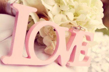 Düğün dekorasyon detay aşk sözü