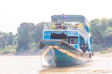 Kampong, Siem Reap, Kamboçya Şubat, 27 2015: Tanımsız bilgisiyle
