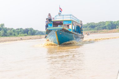Kampong, Siem Reap, Kamboçya Şubat, 27 2015: Tanımsız bilgisiyle