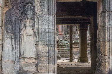 Kısma üzerinde duvar, Angkor, Kamboçya