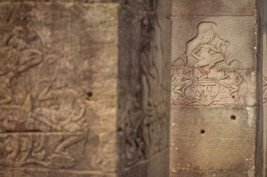 Kısma üzerinde duvar, Angkor, Kamboçya