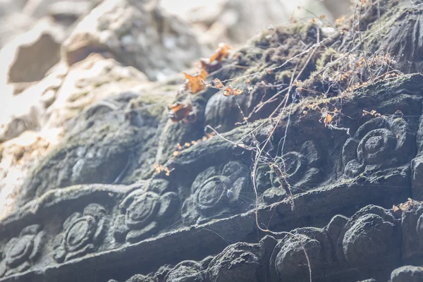 Flachrelief an der Wand, Angkor, Kambodscha — Stockfoto