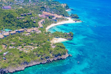 boracay Adası, Filipinler havadan görünümü