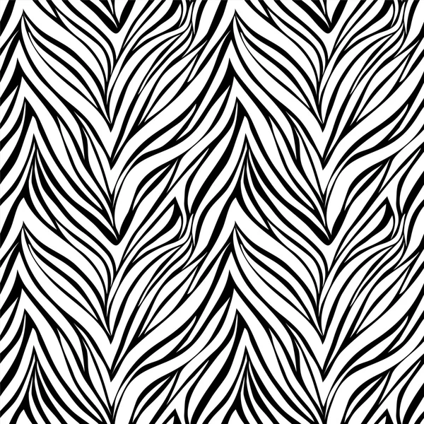 Seamless texture of zebra skin — Stock Vector