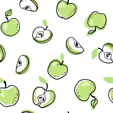 Şirin karalama çizimi olan güzel, kusursuz karalama kalıpları. El çizimi moda arka plan. tasarım arkaplan tebrik kartları, davetiyeler, kumaş ve tekstil.